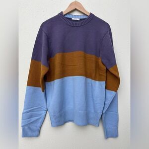 AYR The Yachty Men’s Luxury Merino Wool Knit Sweater - Moma Size L